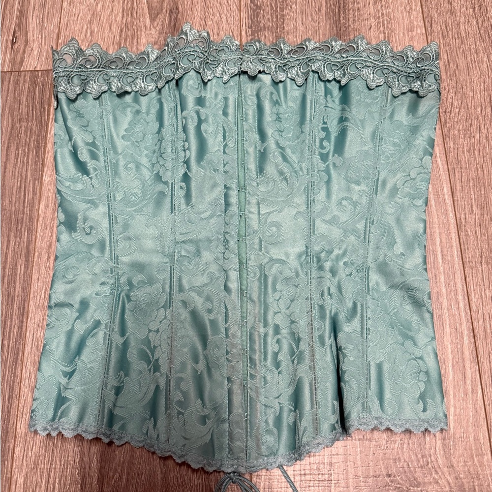 Frederick's of Hollywood Teal Corset